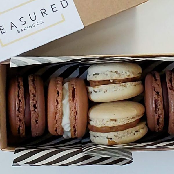Chocolate, Spiced Apple Cider and Pecan Pie Macarons