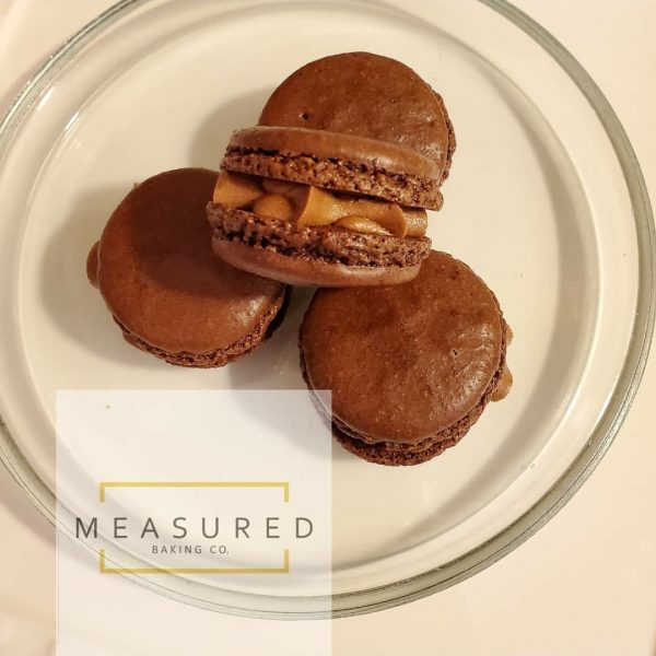 Chocolate Peanut Butter Macarons