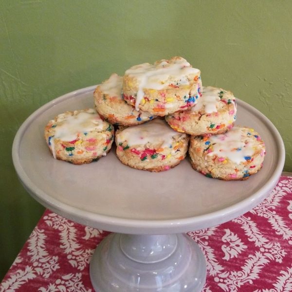 Birthday Cake Scones