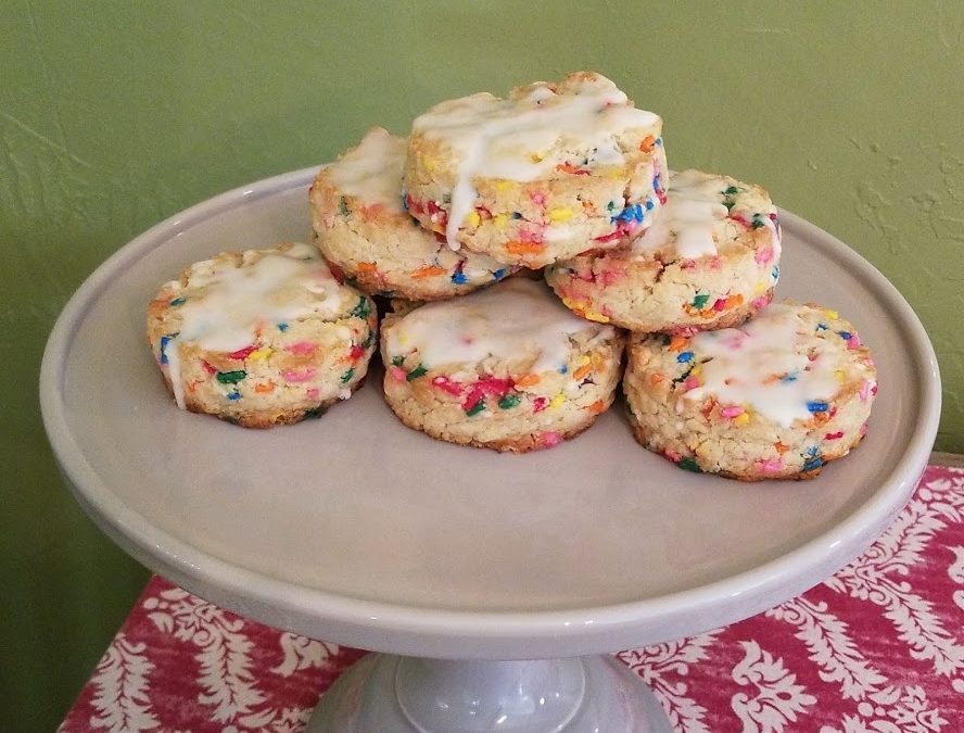 Birthday Cake Scones