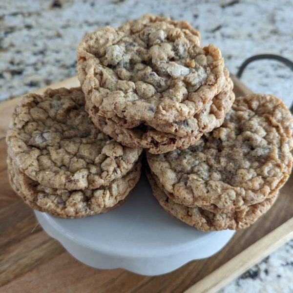 Salted Butter Oatmeal Chocolate Chip Cookies