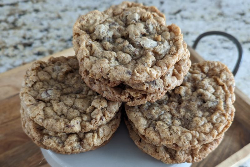 Salted Butter Oatmeal Chocolate Chip Cookies