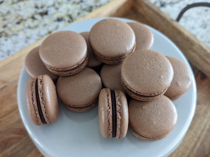 Brownie Batter Macarons
